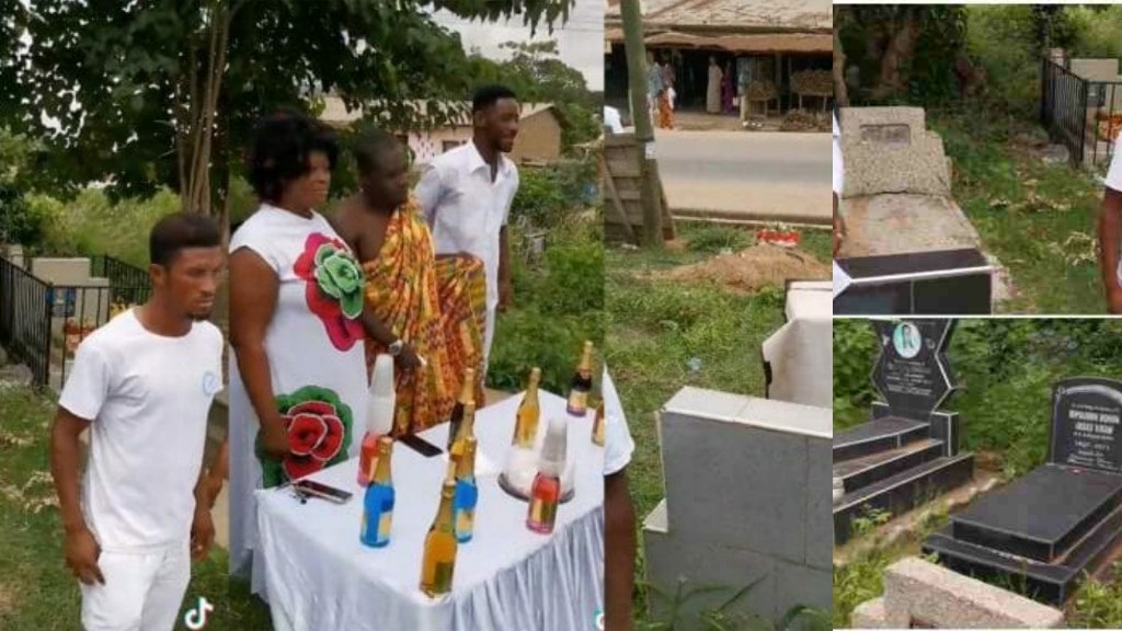 Kumawood actor makes sense of why he commended his birthday at a graveyard