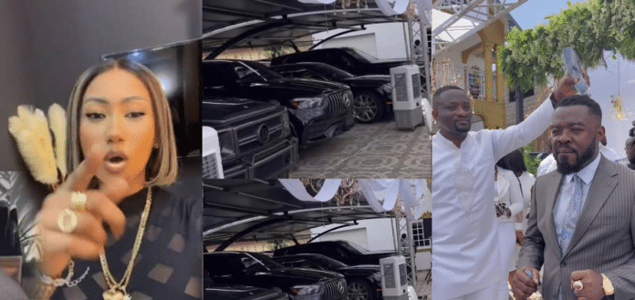 The rumored partner of Hajia4Real displays his fancy vehicles and luxurious home.