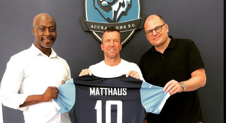 Lothar Matthaus, a former member of Bayern Munich, purchases Accra Lions FC.